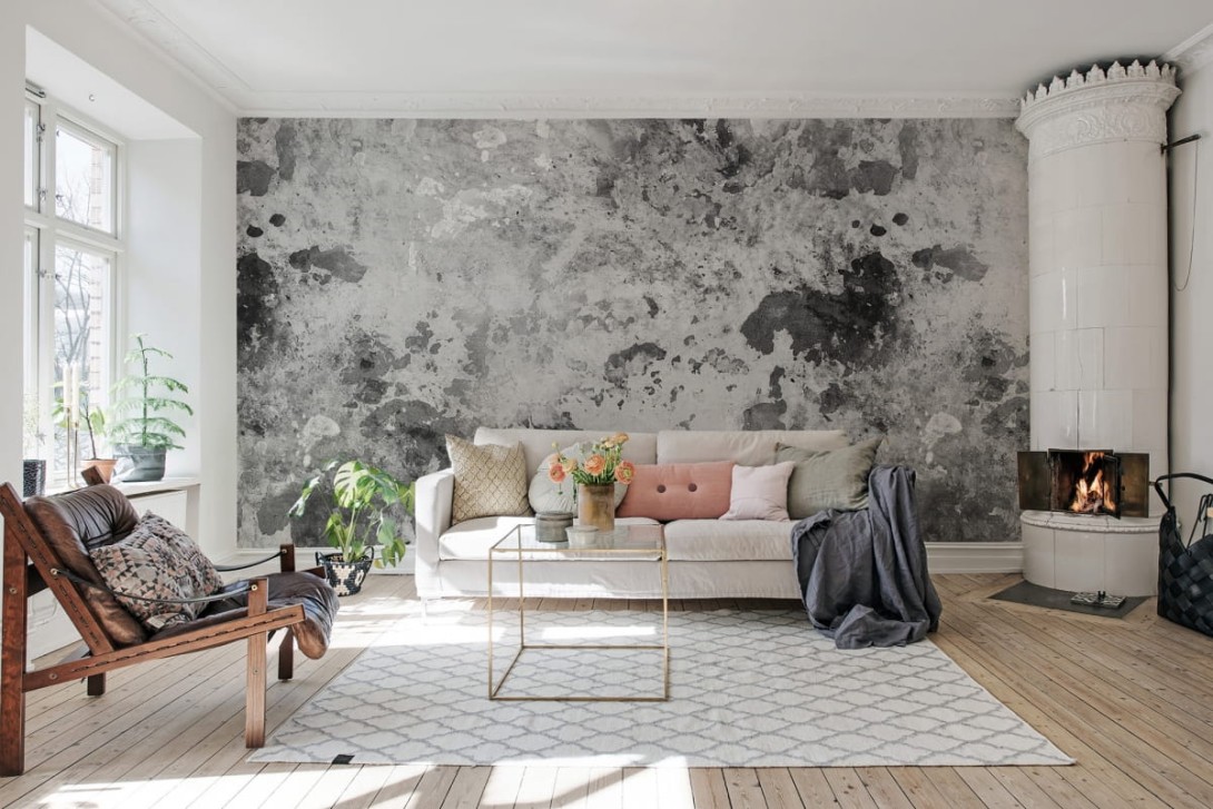 Fototapeta Rebel Walls Fragments, Charcoal R15472