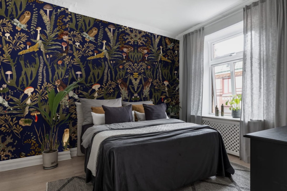 Rebel Walls R16211 Day & Night The Swedish Forest - mural z lasem
