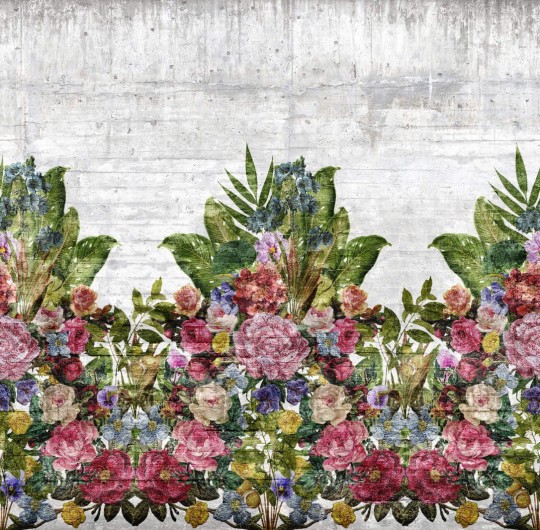 Fototapeta Rebel Walls Flower Burst, Concrete R15762