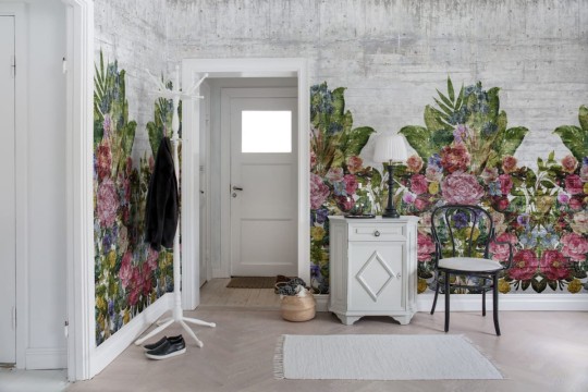 Fototapeta Rebel Walls Flower Burst, Concrete R15762
