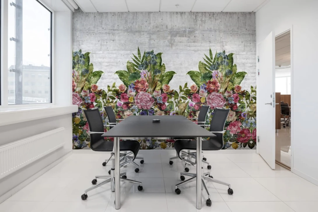 Fototapeta Rebel Walls Flower Burst, Concrete R15762