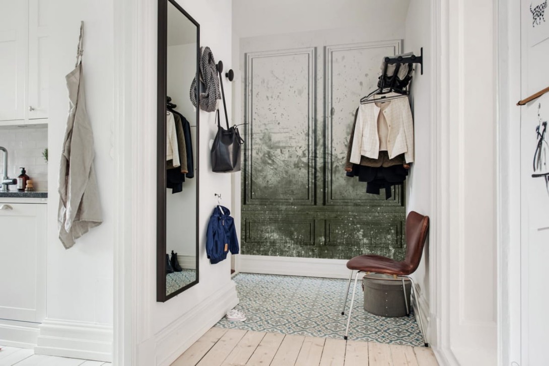 Fototapeta Rebel Walls Patinated Panels, Moss R15382