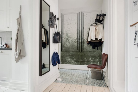 Fototapeta Rebel Walls Patinated Panels, Moss R15382