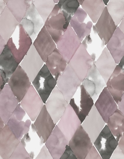 Fototapeta Rebel Walls Big Harlequin, Plum R15571