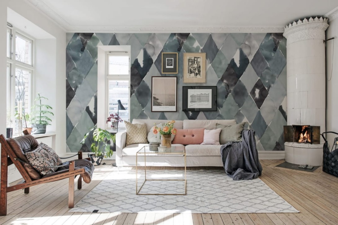 Fototapeta Rebel Walls Big Harlequin, Breeze R15572