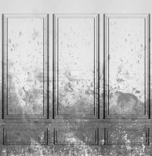 Fototapeta Rebel Walls Patinated Panels, Smoke R15383
