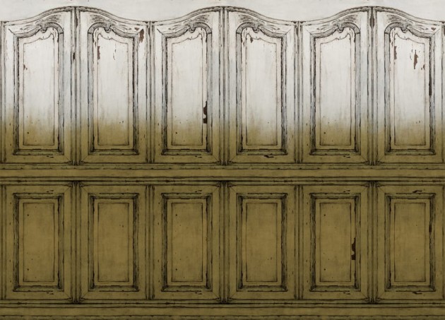 Fototapeta Rebel Walls Parisian Panels, Dip Dye Yellow R15603