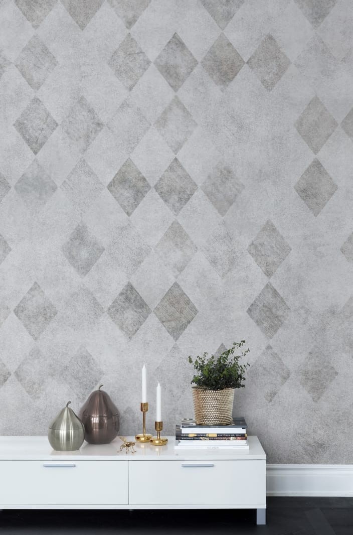 Fototapeta Rebel Walls Patinated Diamonds, Sand R11412