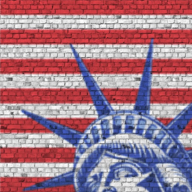 Fototapeta Rebel Walls Bricks of Liberty R12251