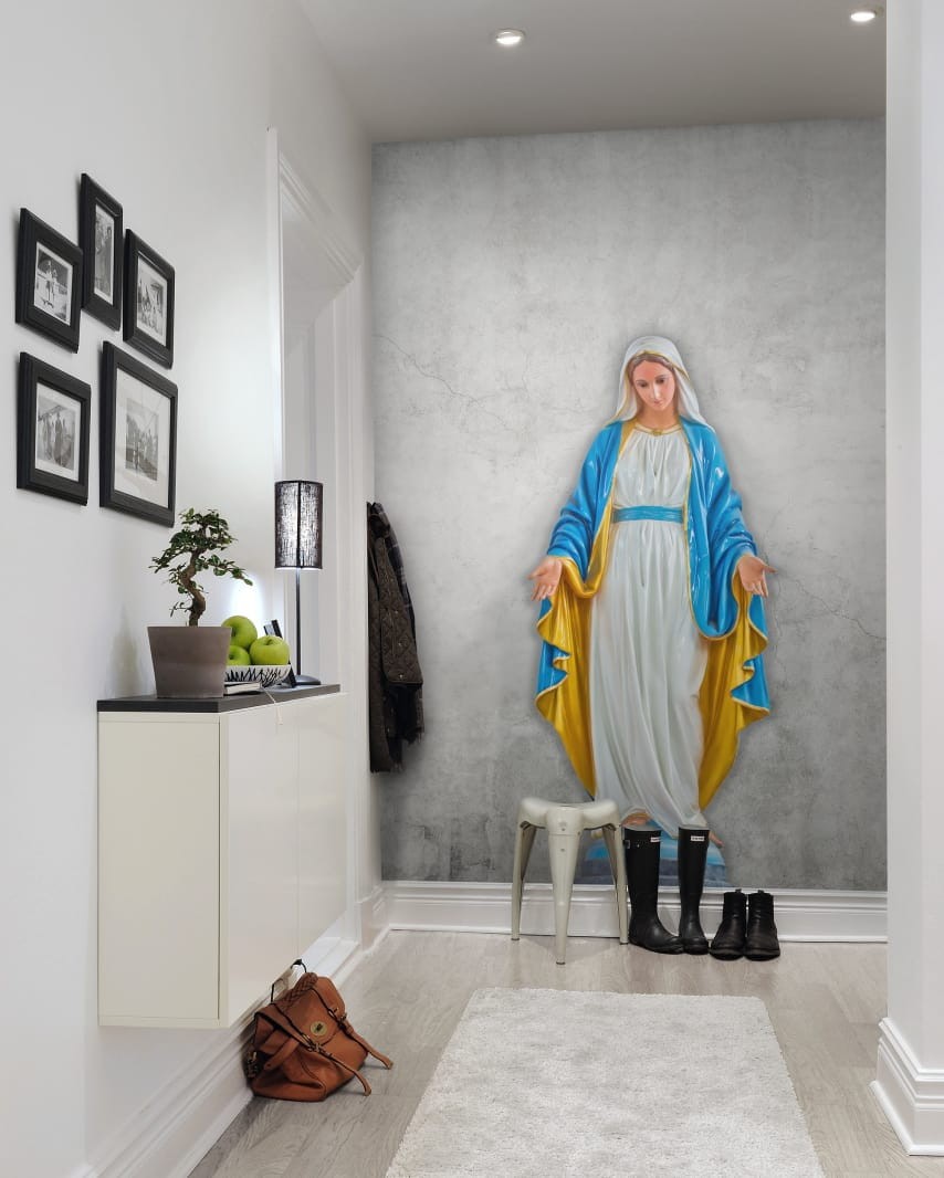 Fototapeta Rebel Walls Virgin Mary, concrete R12321
