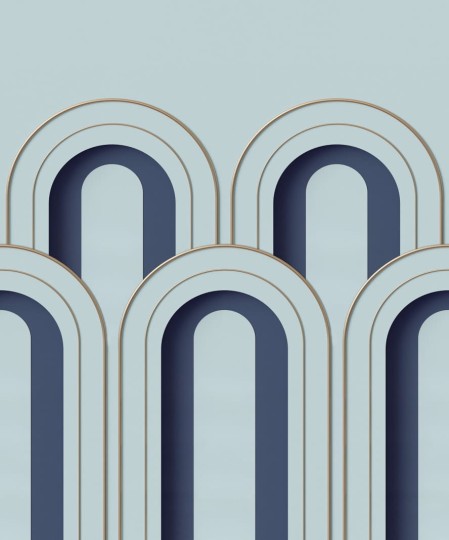 Fototapeta Rebel Walls Arch Deco, Blue R16102