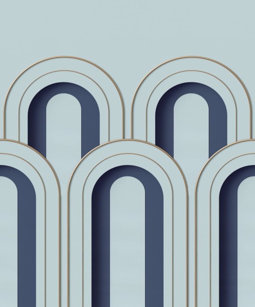 Fototapeta Rebel Walls Arch Deco, Blue R16102