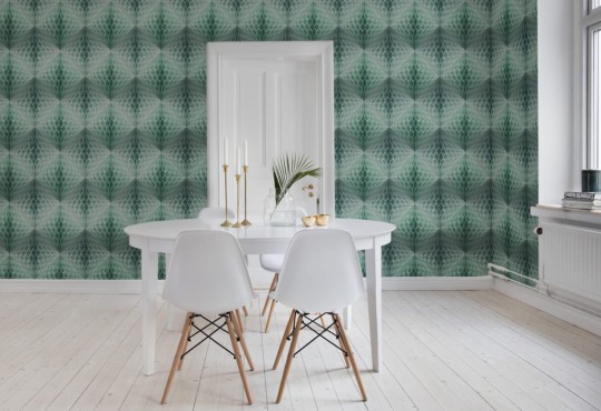 Fototapeta Rebel Walls Pom Pom, Mint R13393