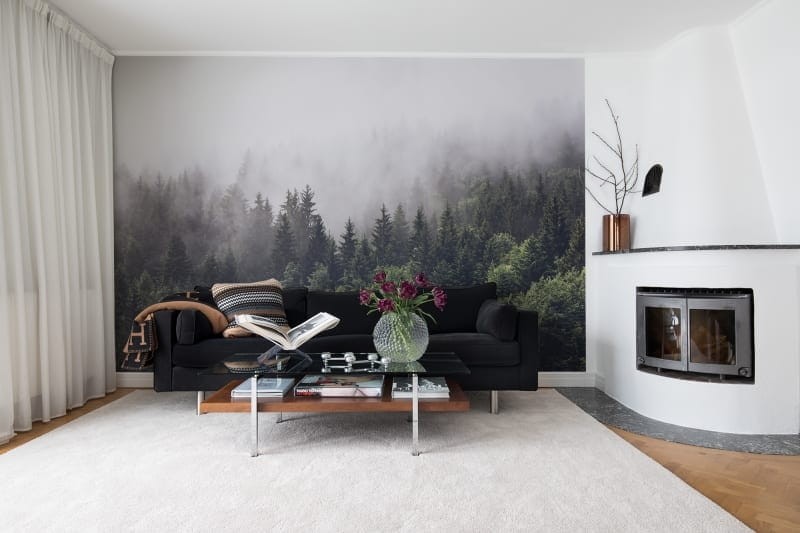 Fototapeta Rebel Walls Misty Fir Forest R16731