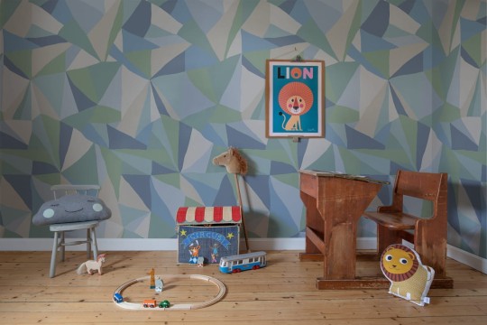 Fototapeta Rebel Walls Retro Geometry Ice R16682