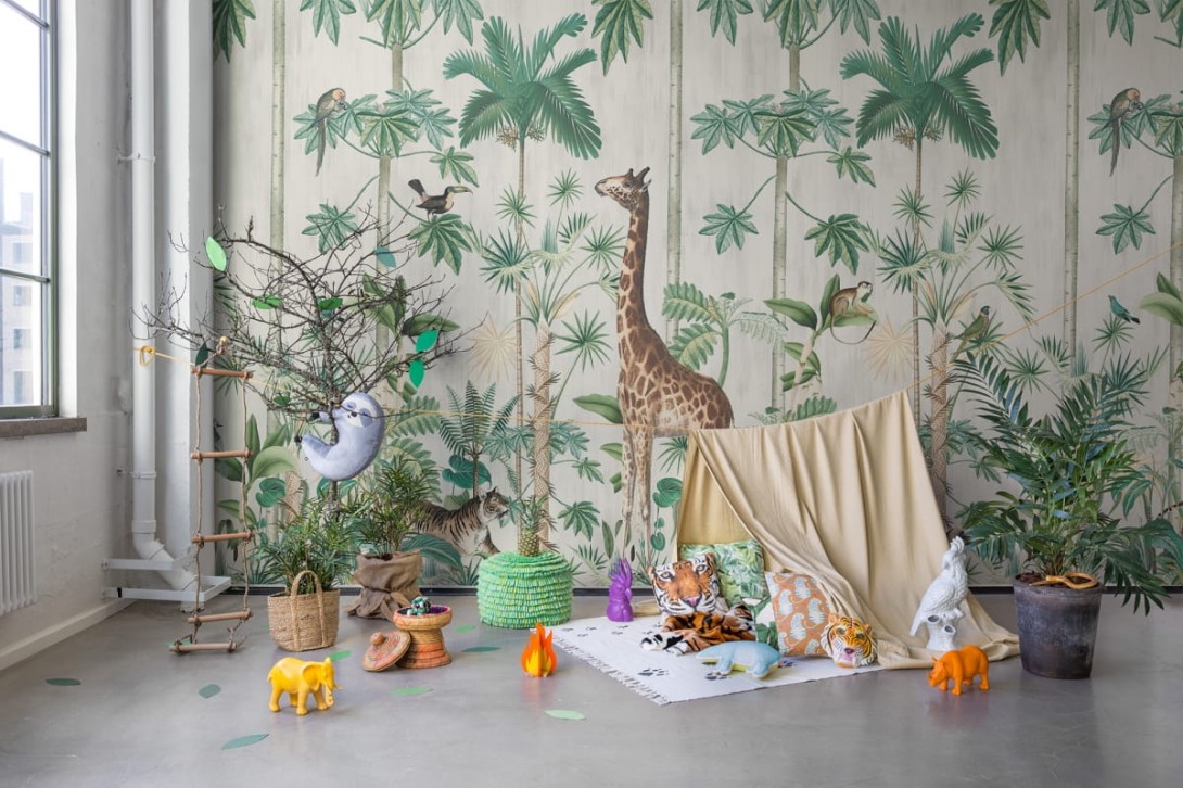 Fototapeta Rebel Walls Giraffe's Stroll R16791