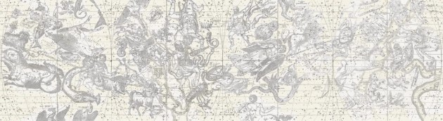 Fototapeta Rebel Walls Star Map White R16922