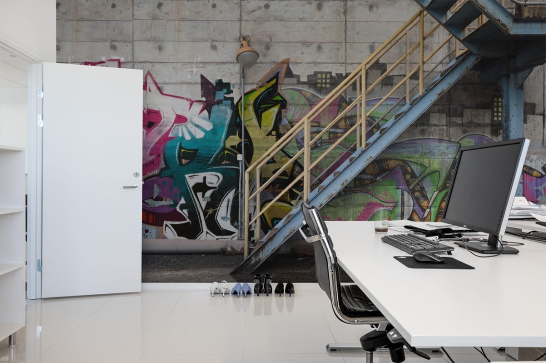 Fototapeta Rebel Walls Stairway Graffiti R16961