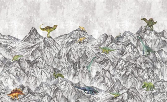 Fototapeta Rebel Walls R16991 Dinosaur Mountain