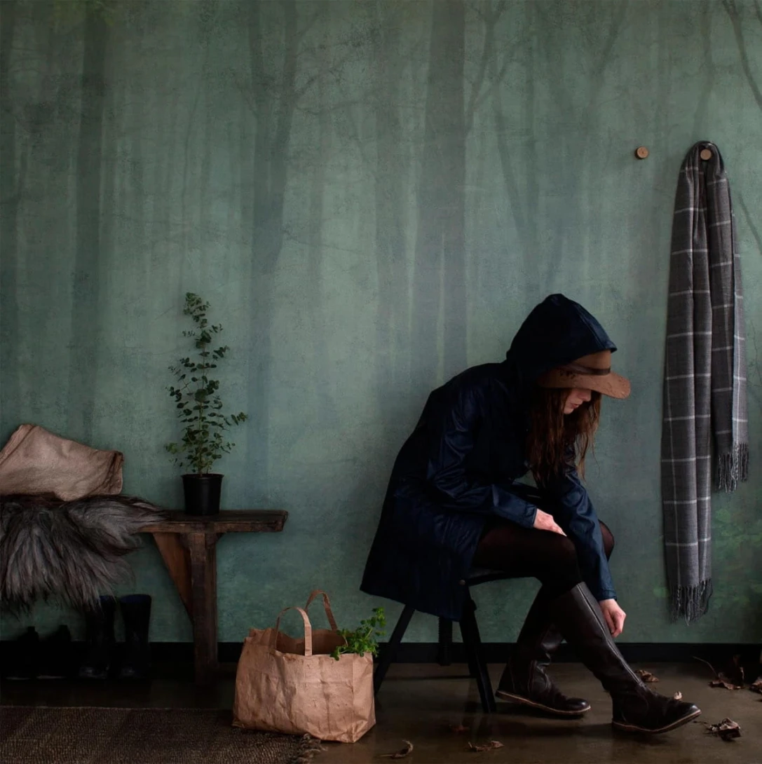 Tapeta Sandberg 622-08 Skog Green