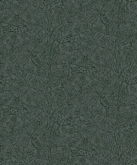 Sandberg 827-88 Familj II Eden Juniper - tapeta w roślinna z leśnymi zwierzątkami