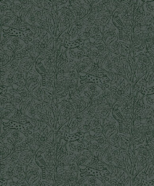 Sandberg 827-88 Familj II Eden Juniper - tapeta w roślinna z leśnymi zwierzątkami