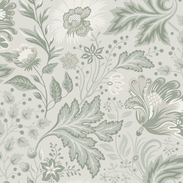 Sandberg 400-48 Familj II Ava Pistachio - tapeta w kwiaty