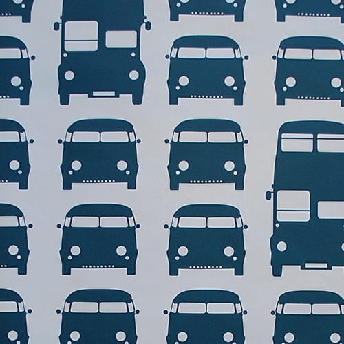 OL / Tapeta Ferm LIVING Rush Hour Wallpaper - Petrol 502 Samochody - dostępne 9 rolek