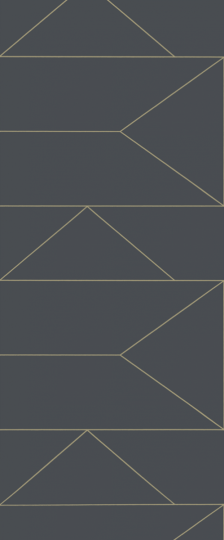 Tapeta Ferm LIVING - Lines Wallpaper - Graphite 100372723 Linie
