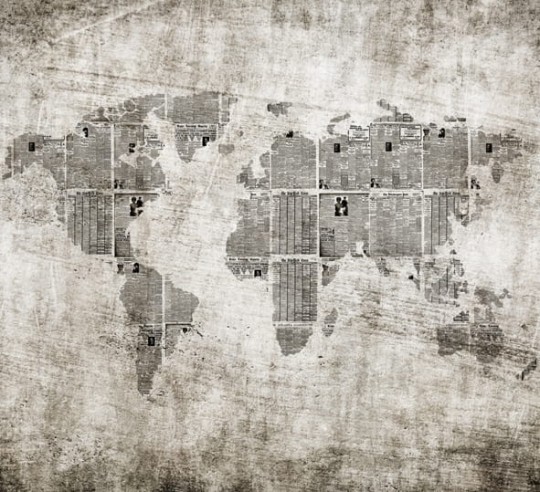 Fototapeta Wall & Deco Contemporary 2011 News Planet WDNP1101