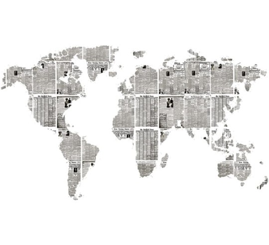 Fototapeta Wall & Deco Contemporary 2011 News Planet WDNP1102