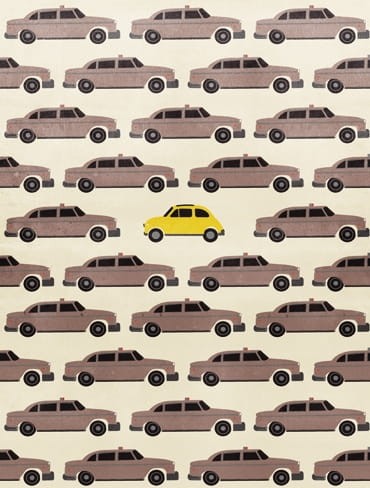 Fototapeta Wall & Deco Contemporary 2013 Hey Taxi! TTHT1302
