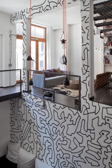 Fototapeta Wall & Deco Contemporary 2014 Black Spaces WDBS1401