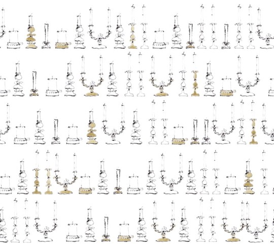 Fototapeta Wall & Deco Contemporary 2014 Drawing Candles WDDC1402