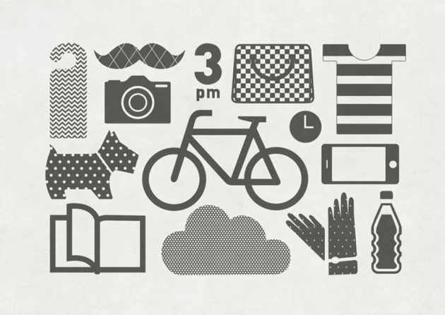 Fototapeta Wall & Deco Contemporary 2014 Flat Icon WDFI1401