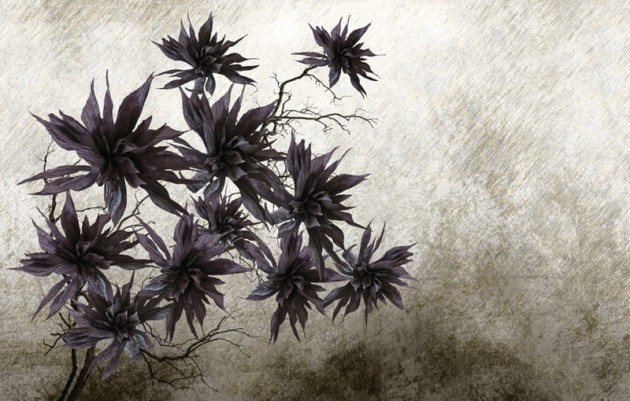 Fototapeta Wall & Deco Contemporary 2014 Silver Blossom WDSB1401
