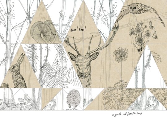 Fototapeta Wall & Deco Contemporary 2015 Woodland WDWO1501
