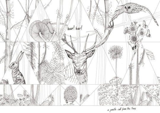 Fototapeta Wall & Deco Contemporary 2015 Woodland WDWO1502