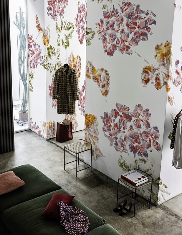 Wall & Deco 2016 Brit-Chic WDBC1601 - mural z motywem kwiatów