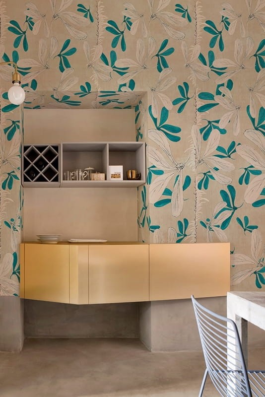 Wall & Deco 2016 Fleur des Ameriques WDFA1602 - mural z motywem kwiatów i liści