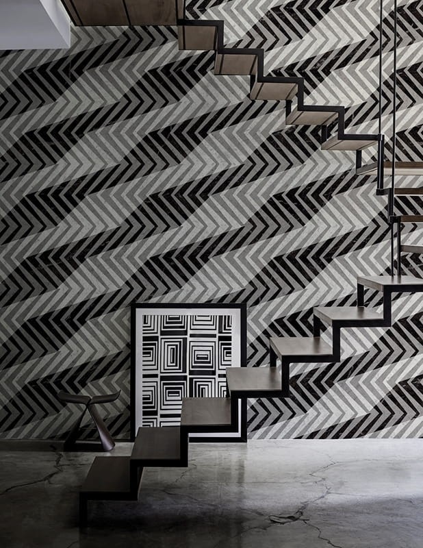 Wall & Deco 2016 Gershwin WDGH1601 - mural z motywem geometrycznych pasków
