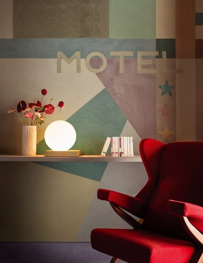 Wall & Deco 2016 Motel Futuriste WDMF1602 - mural z motywem geometrycznym