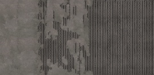 Wall & Deco 2016 Wool WDWO1601 - mural z motywem pionowych prążków