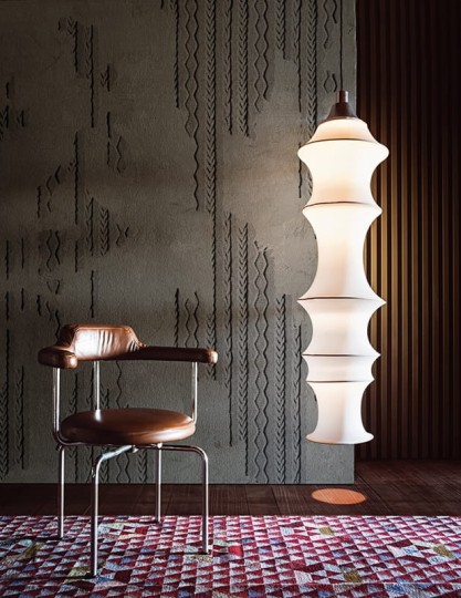 Wall & Deco 2016 Wool WDWO1601 - mural z motywem pionowych prążków