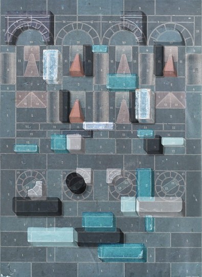Fototapeta Wall & Deco Contemporary 2019 Jeux De Construction WDJC1902