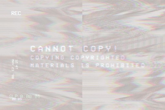 Fototapeta Wall & Deco Contemporary 2019 Cannot Copy WDCC1901