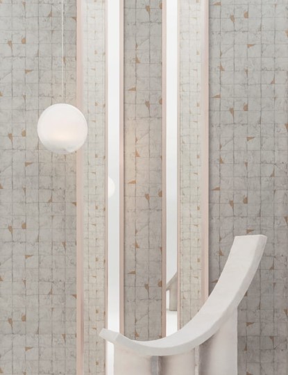 Wall&Deco 17250EWC Essential Kintsu reoladed – tapeta o wzorze płytek imitujących tynk