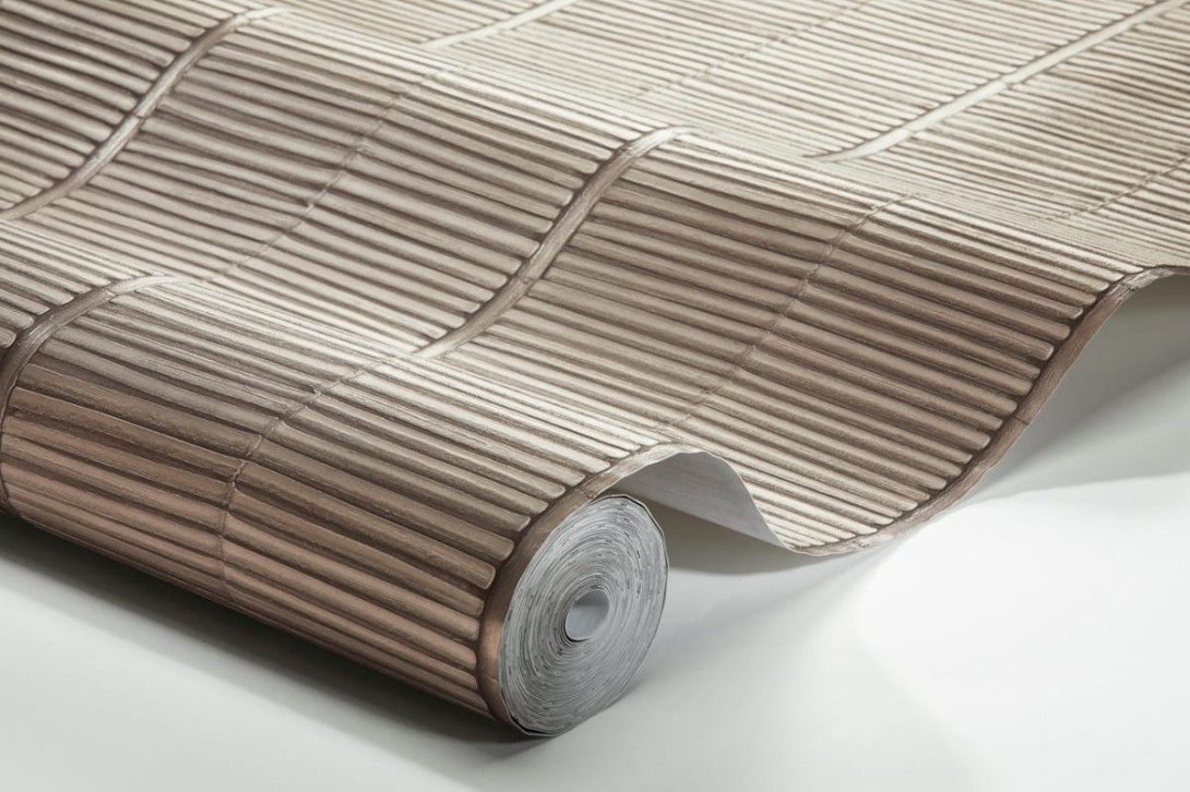 Wall&Deco 18520EWC Essential Renn – tapeta imitująca matę bambusową