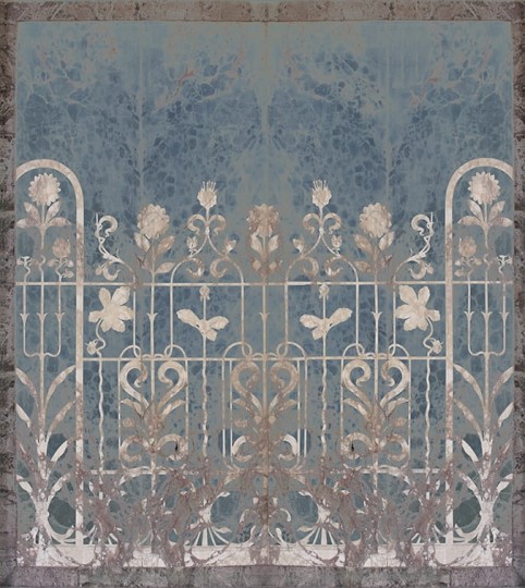 Fototapeta Wall & Deco WET SYSTEM 2019 SUNFLOWER GATE WET_SG1901
