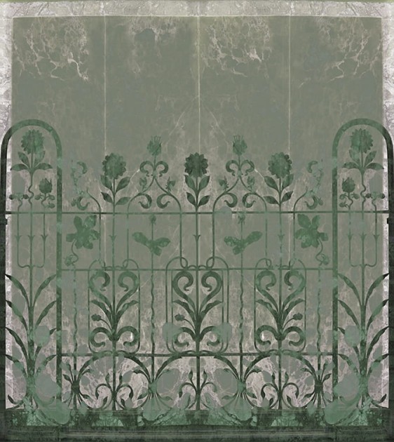 Fototapeta Wall & Deco WET SYSTEM 2019 SUNFLOWER GATE WET_SG1902
